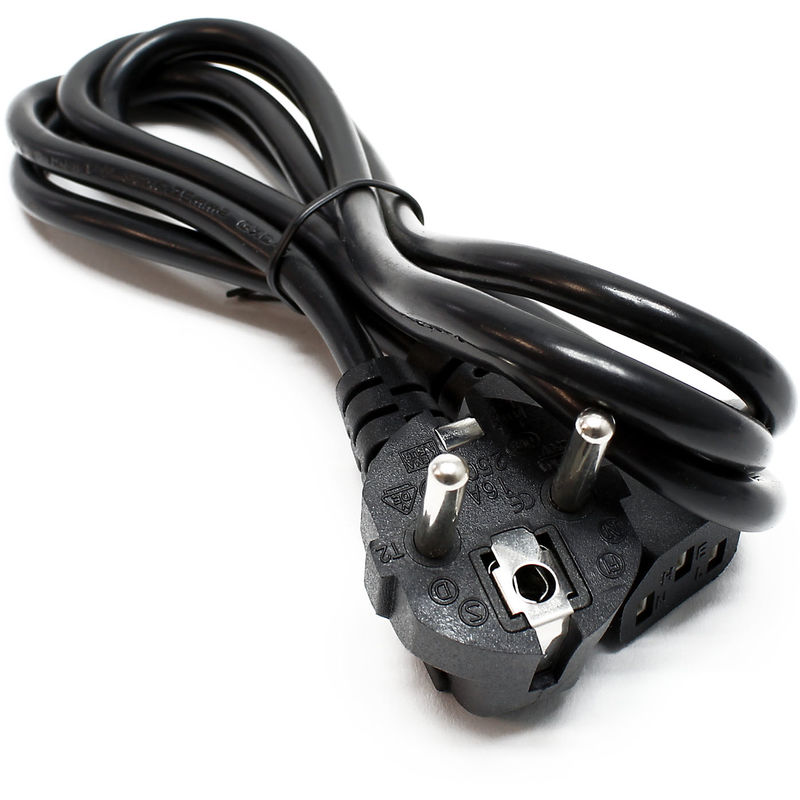 Cable de alimentación H03VV-F 3.0 x 0,75mm² Cable conexión en frío 1,40m Monitor Consola Proyector
Cable de alimentación H03VV-F 3.0 x 0,75mm² Cable conexión en frío 1,40m Monitor Consola Proyector