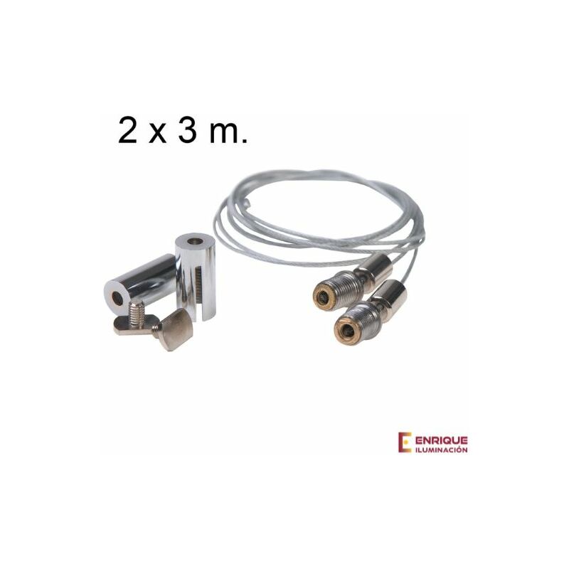 Cable de suspensión para perfil led de colgar 3 metros de 0 - Iludec
Cable de suspensión para perfil led de colgar 3 metros de 0 - Iludec