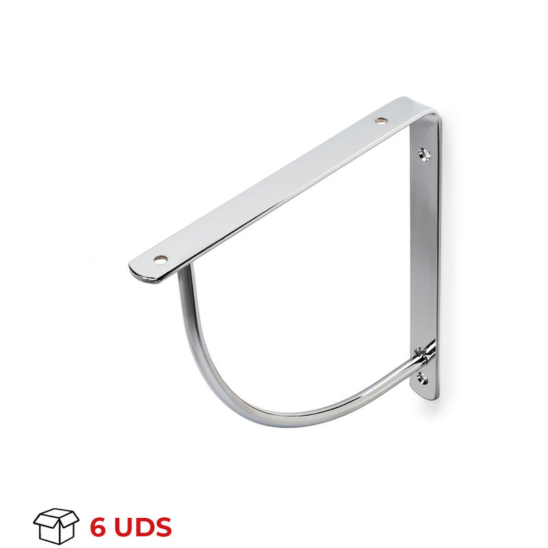 Escuadra para Estantería | Estilo Decorativo | Fabricado en Acero | Acabado en Cromo Brillo | Medidas 280*260*113 mm | Sistema de Fijación
Escuadra para Estantería | Estilo Decorativo | Fabricado en Acero | Acabado en Cromo Brillo | Medidas 280*260*113 mm | Sistema de Fijación