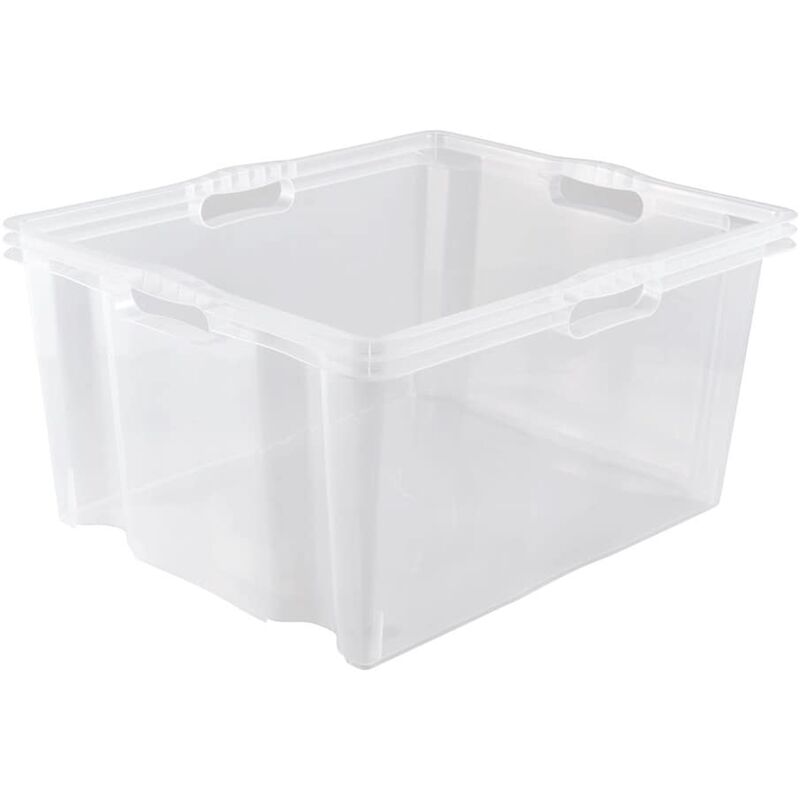Keeeper - Caja de Almacenaje con Asas Integradas, Tamaño: XXL, 52 x 43 x 26 cm, 44 l, Transparente
Keeeper - Caja de Almacenaje con Asas Integradas, Tamaño: XXL, 52 x 43 x 26 cm, 44 l, Transparente