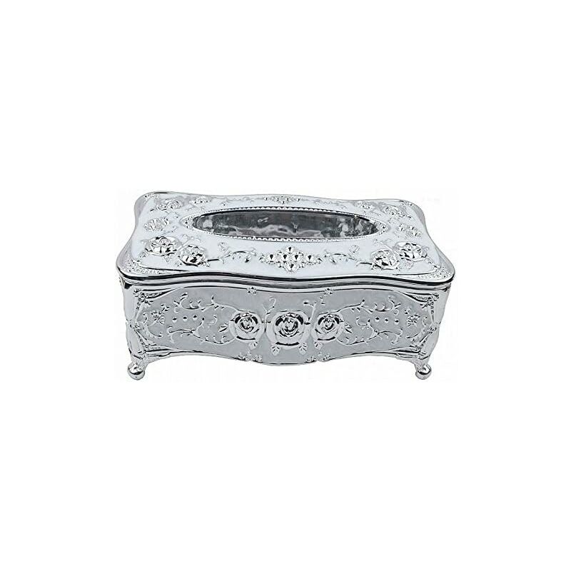 Caja de almacenamiento multifunción para caja de pañuelos / toallas o dispensador Patrón floral dorado
Caja de almacenamiento multifunción para caja de pañuelos / toallas o dispensador Patrón floral dorado