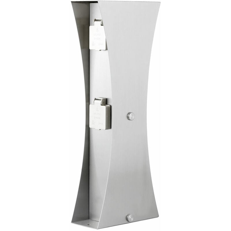 Enchufe exterior jardín 4 vías distribuidor de energía acero inoxidable columna de energía plata Ledino 11790000010015 
Enchufe exterior jardín 4 vías distribuidor de energía acero inoxidable columna de energía plata Ledino 11790000010015