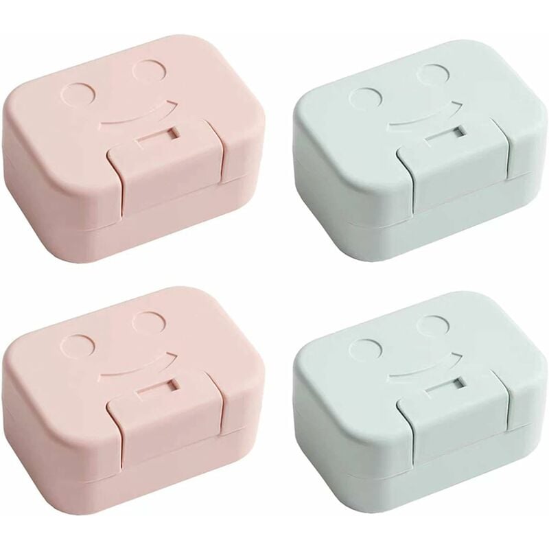 Abcrital - Caja de jabón de viaje impermeable, paquete de 4 cajas de jabón de plástico impermeable portátil con tapa, soporte de jabón de viaje,
Abcrital - Caja de jabón de viaje impermeable, paquete de 4 cajas de jabón de plástico impermeable portátil con tapa, soporte de jabón de viaje,