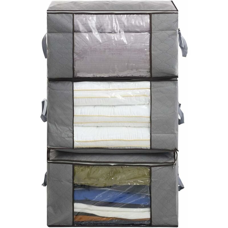 Cajas para ropa, Soporte para mantas de armario, Cajas de armario, Organizador plegable transpirable, Bolsa de almacenamiento, 60 x 35 x 40 cm, para
Cajas para ropa, Soporte para mantas de armario, Cajas de armario, Organizador plegable transpirable, Bolsa de almacenamiento, 60 x 35 x 40 cm, para