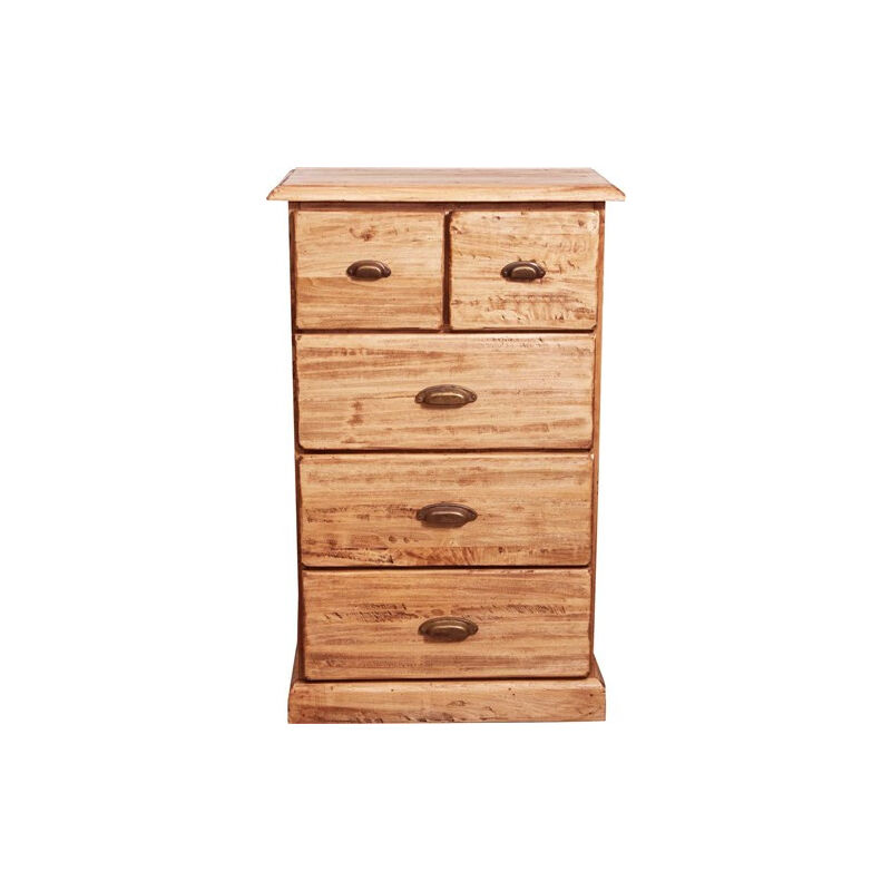 Biscottini - Cajonera Country de madera maciza de tilo acabado con efecto natural 63x41x100 cm
Biscottini - Cajonera Country de madera maciza de tilo acabado con efecto natural 63x41x100 cm