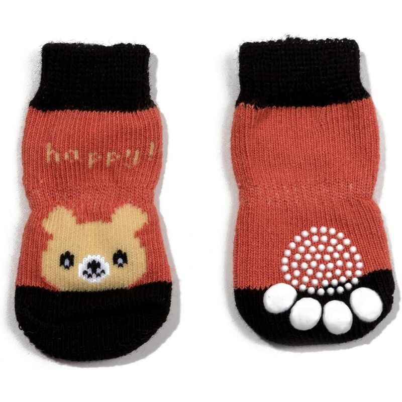 Calcetines antideslizantes para perros y gatos: protege las patas de los animales y los pisos interiores, con almohadillas de goma, adecuados para
Calcetines antideslizantes para perros y gatos: protege las patas de los animales y los pisos interiores, con almohadillas de goma, adecuados para