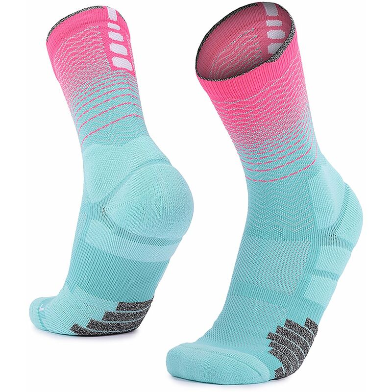 Calcetines de baloncesto, calcetines de f¨²tbol transpirables para hombres y mujeres, calcetines deportivos,Rosa y verde
Calcetines de baloncesto, calcetines de f¨²tbol transpirables para hombres y mujeres, calcetines deportivos,Rosa y verde