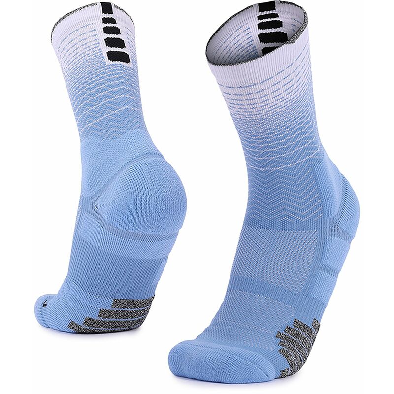 Calcetines de baloncesto, calcetines de f¨²tbol transpirables para hombres y mujeres, calcetines deportivos,Blanco y azul
Calcetines de baloncesto, calcetines de f¨²tbol transpirables para hombres y mujeres, calcetines deportivos,Blanco y azul