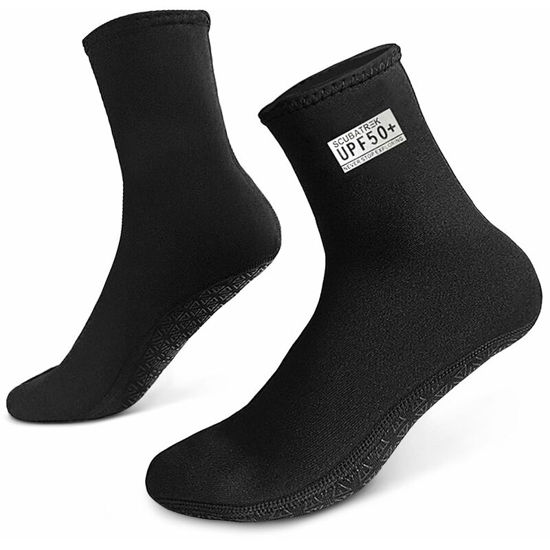 Calcetines de buceo de neopreno de 3 mm, antideslizantes, proteccion UV, calcetines de agua de playa para kayak, surf, snorkel, vela, buceo,L
Calcetines de buceo de neopreno de 3 mm, antideslizantes, proteccion UV, calcetines de agua de playa para kayak, surf, snorkel, vela, buceo,L