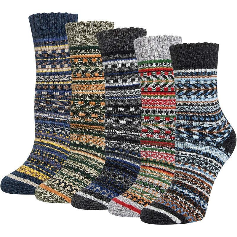 Calcetines de lana para mujer, 5 pares de calcetines térmicos transpirables Calcetines de punto suaves y gruesos para mujer Calcetines cálidos de
Calcetines de lana para mujer, 5 pares de calcetines térmicos transpirables Calcetines de punto suaves y gruesos para mujer Calcetines cálidos de