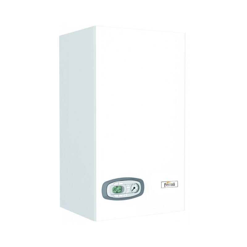 Caldera mural con doble intercambiador FERROLI Divatech D LN 24 C de cámara abierta a gas metano | Blanco
Caldera mural con doble intercambiador FERROLI Divatech D LN 24 C de cámara abierta a gas metano | Blanco