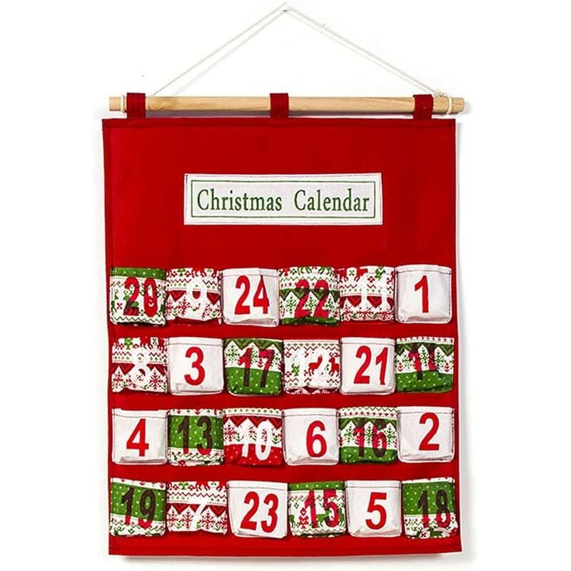 Calendario de adviento navideño creativo, bolsa de almacenamiento reutilizable, cuenta atrás navideña, calendario de pared, decoración de año nuevo,
Calendario de adviento navideño creativo, bolsa de almacenamiento reutilizable, cuenta atrás navideña, calendario de pared, decoración de año nuevo,
