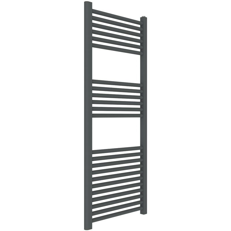 Calentador de toallas en acabado gris oscuro, modelo redondo Ercos Opera | H1500 L500 Z450
Calentador de toallas en acabado gris oscuro, modelo redondo Ercos Opera | H1500 L500 Z450