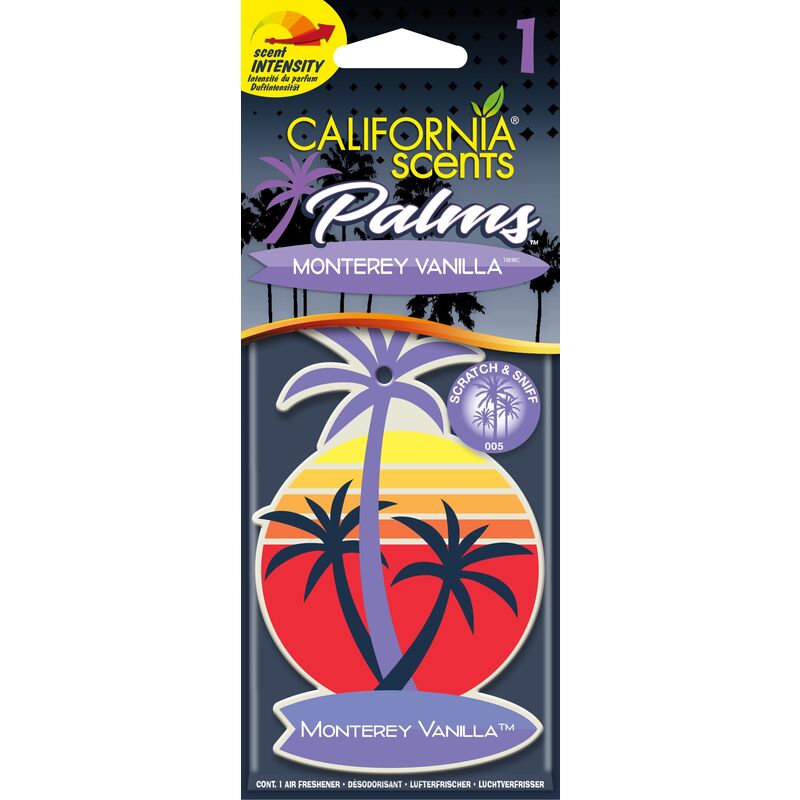 California Car Scents - Ambientador de Coche con Fragancia, Olor y Esencias a Monterey Vanilla, Aroma a Vainilla (Ambientador de papel con forma de
California Car Scents - Ambientador de Coche con Fragancia, Olor y Esencias a Monterey Vanilla, Aroma a Vainilla (Ambientador de papel con forma de