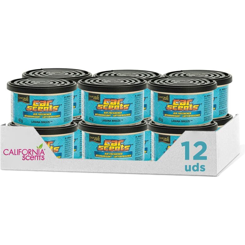 California Car Scents - Ambientador de Coche Olor Laguna Breeze (Laguna Fresca) - PACK 12
California Car Scents - Ambientador de Coche Olor Laguna Breeze (Laguna Fresca) - PACK 12