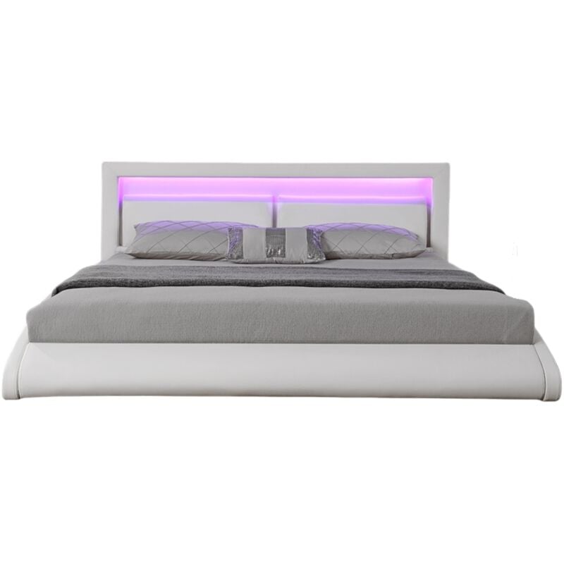Concept-usine - Brixton: Estructura de cama de polipiel Blanca con LED integrados - 140 x 190 cm - Blanco
Concept-usine - Brixton: Estructura de cama de polipiel Blanca con LED integrados - 140 x 190 cm - Blanco