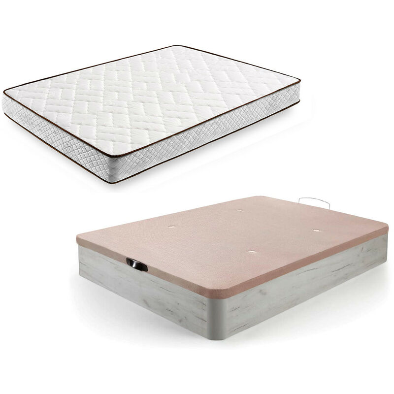 Hogar24 - Cama Completa - Colchon Flexitex + Canape Abatible De Madera Color Blanco Vintage, 105x190 Cm
Hogar24 - Cama Completa - Colchon Flexitex + Canape Abatible De Madera Color Blanco Vintage, 105x190 Cm