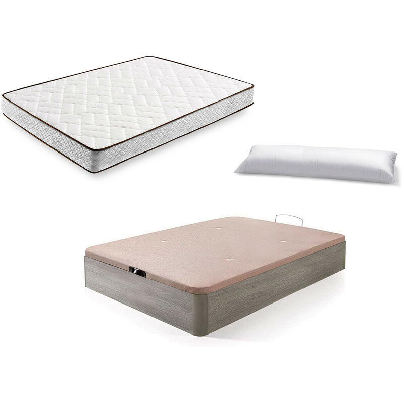 Cama Completa - Colchon Flexitex + Canape Abatible De Madera Color Roble Cambrian + Almohada De Fibra, 135x200 Cm
Cama Completa - Colchon Flexitex + Canape Abatible De Madera Color Roble Cambrian + Almohada De Fibra, 135x200 Cm