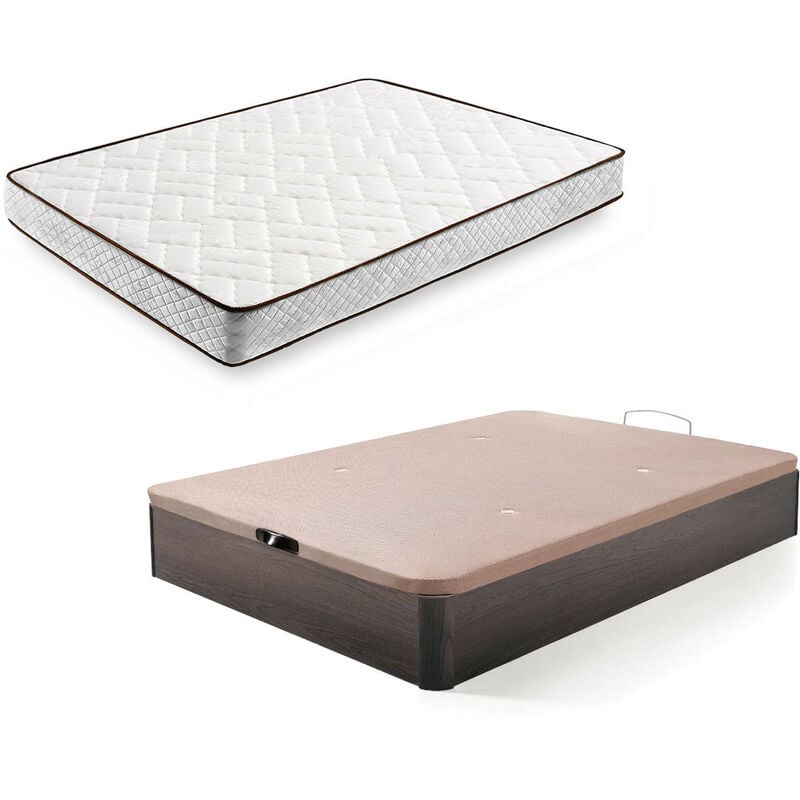 Hogar24 - Cama Completa - Colchon Flexitex + Canape Abatible De Madera Color Wengue, 135x190 Cm
Hogar24 - Cama Completa - Colchon Flexitex + Canape Abatible De Madera Color Wengue, 135x190 Cm