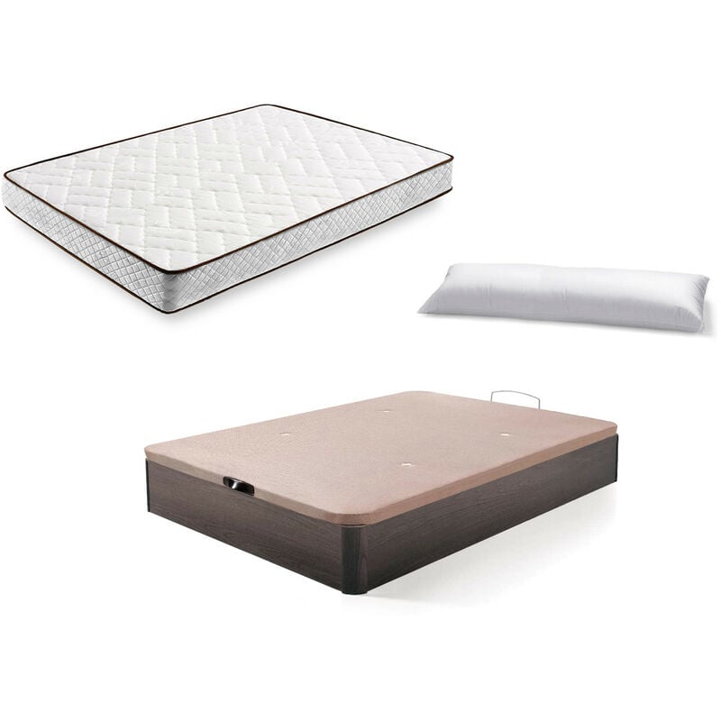 Cama Completa - Colchon Flexitex + Canape Abatible De Madera Color Wengue + Almohada De Fibra, 150x200 Cm
Cama Completa - Colchon Flexitex + Canape Abatible De Madera Color Wengue + Almohada De Fibra, 150x200 Cm
