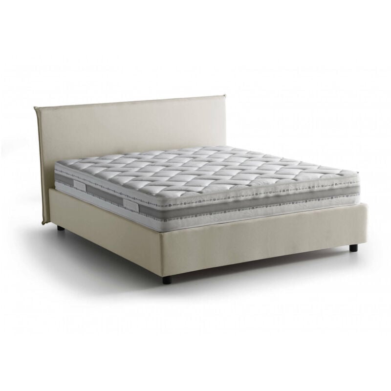 Cama doble Anna con contenedor, Made in Italy, en tela, 160x200 cm, con apertura frontal, Crema, con colchón incluido - Talamo Italia
Cama doble Anna con contenedor, Made in Italy, en tela, 160x200 cm, con apertura frontal, Crema, con colchón incluido - Talamo Italia