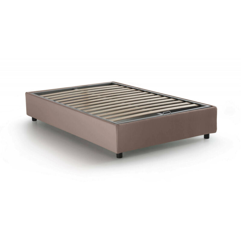 Cama tamaño queen con contenedor Silvia, Made in Italy, en tela, 120x190 cm, con apertura lateral, Taupe - Talamo Italia
Cama tamaño queen con contenedor Silvia, Made in Italy, en tela, 120x190 cm, con apertura lateral, Taupe - Talamo Italia
