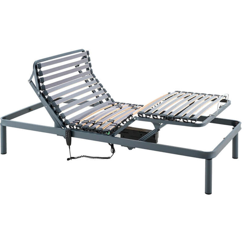 Aznar - Cama articulada eléctrica 5 planos láminas basculantes | 150x182cm (2 de 75x182)
Aznar - Cama articulada eléctrica 5 planos láminas basculantes | 150x182cm (2 de 75x182)