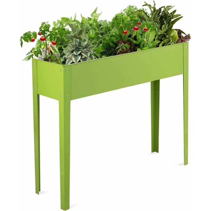Cama Elevada de Metal Maceta para Jardín Estante Soporte para Plantas Flores Verde para Frutas (100x30x80cm)
Cama Elevada de Metal Maceta para Jardín Estante Soporte para Plantas Flores Verde para Frutas (100x30x80cm)