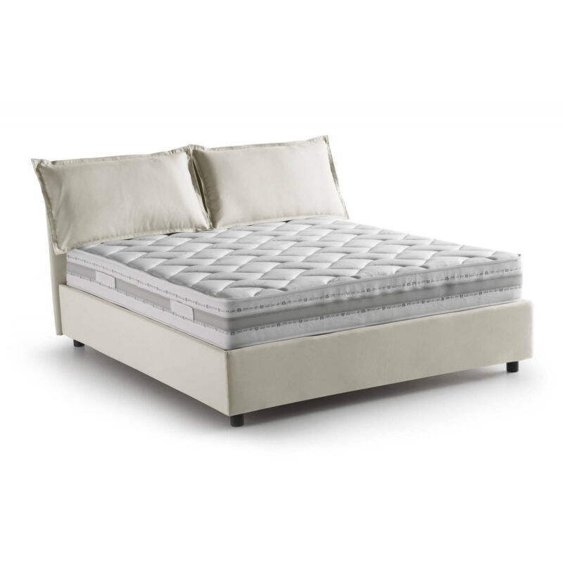 Cama francesa Veronica con contenedor, Made in Italy, en tela, 140x190 cm, con apertura frontal, Crema, con colchón incluido - Talamo Italia
Cama francesa Veronica con contenedor, Made in Italy, en tela, 140x190 cm, con apertura frontal, Crema, con colchón incluido - Talamo Italia