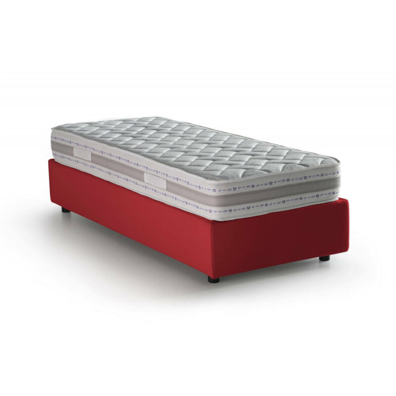 Cama individual Silvia con contenedor, Made in Italy, en tela, 80x190 cm, con apertura lateral, Rojo, con colchón incluido - Talamo Italia
Cama individual Silvia con contenedor, Made in Italy, en tela, 80x190 cm, con apertura lateral, Rojo, con colchón incluido - Talamo Italia