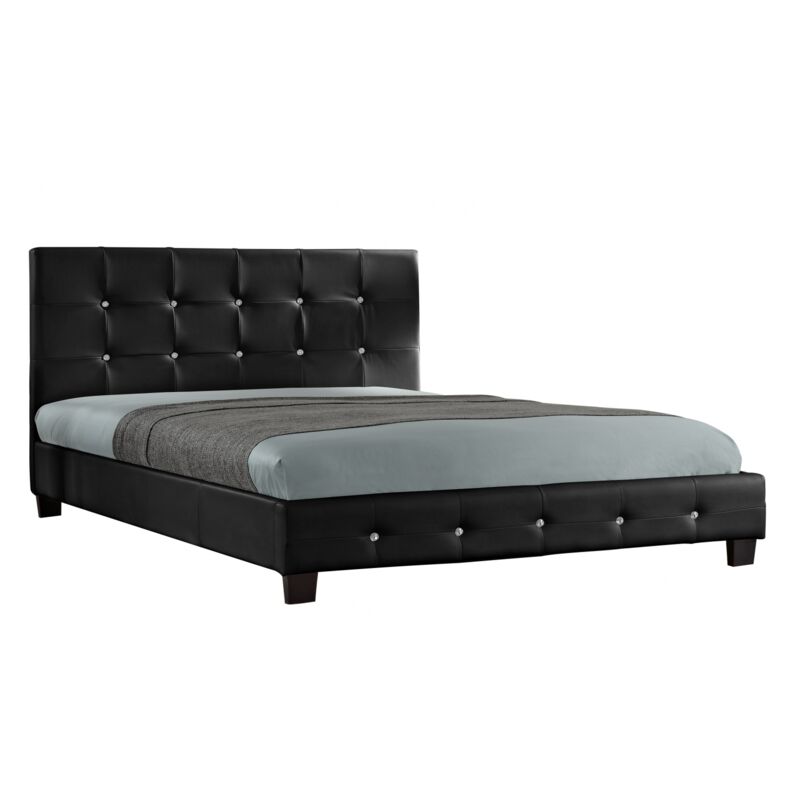 Concept-usine - Notting Hill: Estructura de cama de polipiel acolchada Negra - 160 x 200 cm - Negro
Concept-usine - Notting Hill: Estructura de cama de polipiel acolchada Negra - 160 x 200 cm - Negro