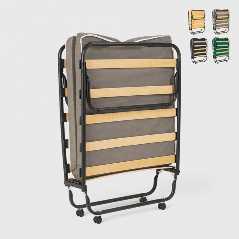 Llb Living Life Bed - Cama plegable con ruedas, colchón y somier 80x180 Ares | Color: Marrón
Llb Living Life Bed - Cama plegable con ruedas, colchón y somier 80x180 Ares | Color: Marrón