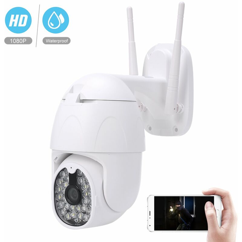 Camara inalambrica del IP WiFi de 1080P 2.0MP, camara de seguridad de la boveda PTZ HD de baja velocidad
Camara inalambrica del IP WiFi de 1080P 2.0MP, camara de seguridad de la boveda PTZ HD de baja velocidad