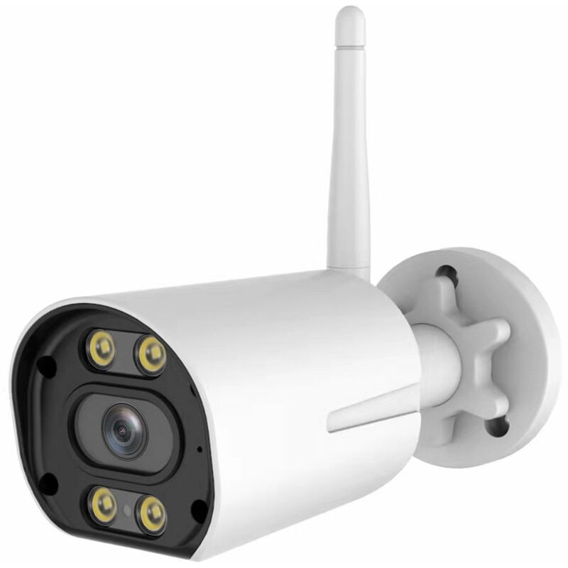 Happyshopping - Cámaras de videovigilancia,Cámara tipo bala de vigilancia IP para exteriores de 2MP 1080P, con visión nocturna a todo color, audio
Happyshopping - Cámaras de videovigilancia,Cámara tipo bala de vigilancia IP para exteriores de 2MP 1080P, con visión nocturna a todo color, audio