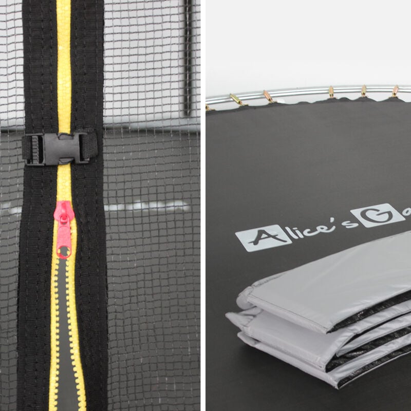 Alice's Garden - Cama elástica 370 cm, Trampolín para niños, aguanta hasta 150 kg (estructura reforzada) - SATURNE - Gris
Alice's Garden - Cama elástica 370 cm, Trampolín para niños, aguanta hasta 150 kg (estructura reforzada) - SATURNE - Gris