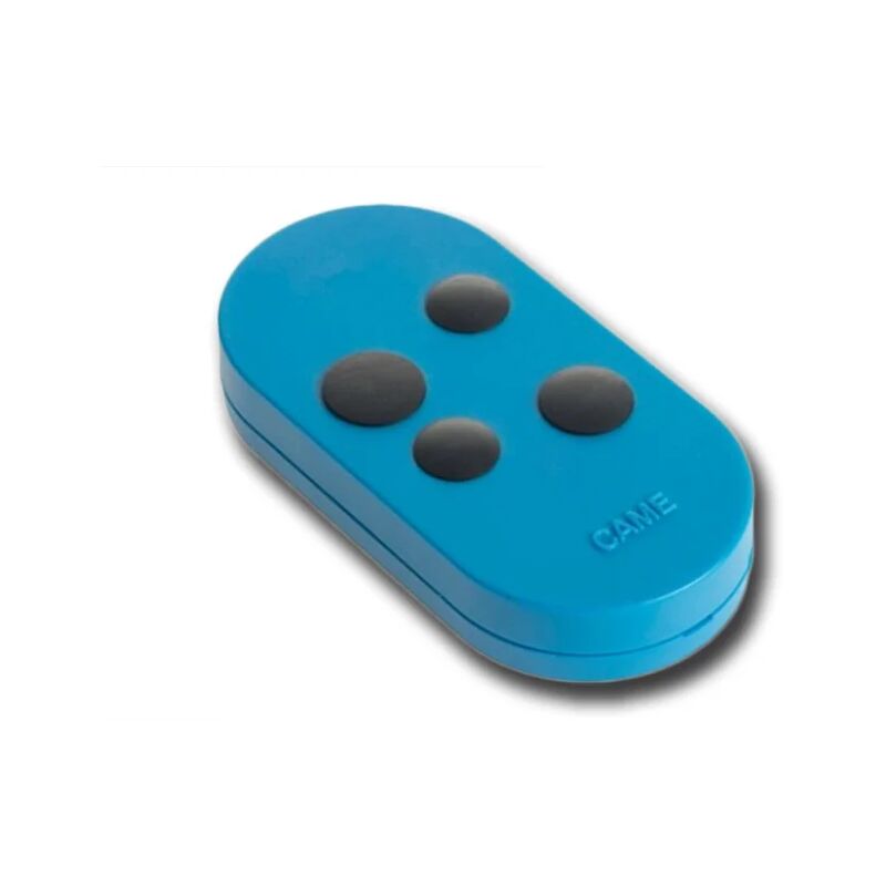 came mando 4 canales código fijo azul topd4fbs 806ts-0101 
came mando 4 canales código fijo azul topd4fbs 806ts-0101