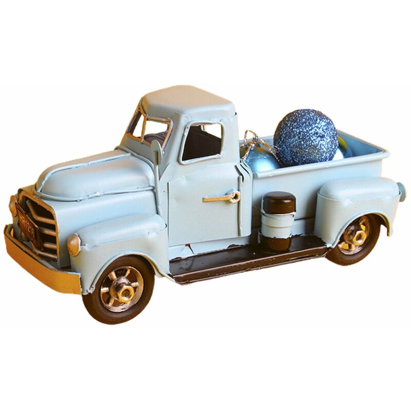 Happyshopping - Camioneta pickup r¨²stica cl¨¢sica del metal del vintage, decoraci¨®n de Ministerio del Interior de la Navidad,Azul, agregar bola de
Happyshopping - Camioneta pickup r¨²stica cl¨¢sica del metal del vintage, decoraci¨®n de Ministerio del Interior de la Navidad,Azul, agregar bola de