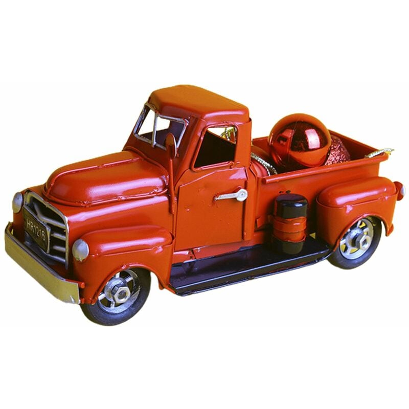 Happyshopping - Camioneta pickup r¨²stica cl¨¢sica del metal del vintage, decoraci¨®n de Ministerio del Interior de la Navidad,Rojo, agregar bola de
Happyshopping - Camioneta pickup r¨²stica cl¨¢sica del metal del vintage, decoraci¨®n de Ministerio del Interior de la Navidad,Rojo, agregar bola de