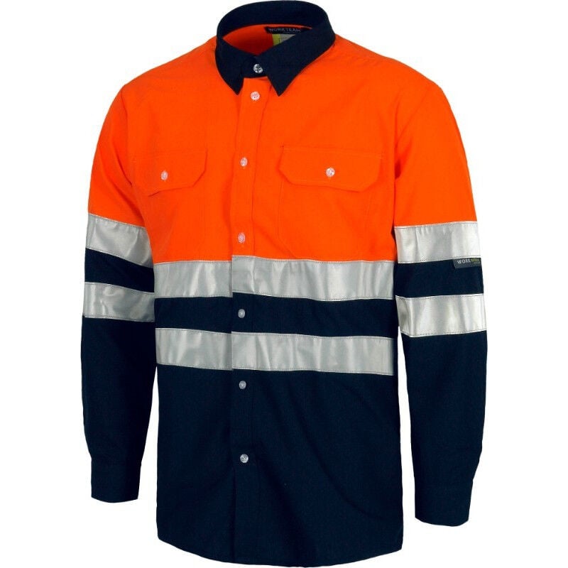Camisa manga larga combinada con alta visibilidad C3813 | 48 - Marino+Naranja A.V. - Workteam
Camisa manga larga combinada con alta visibilidad C3813 | 48 - Marino+Naranja A.V. - Workteam