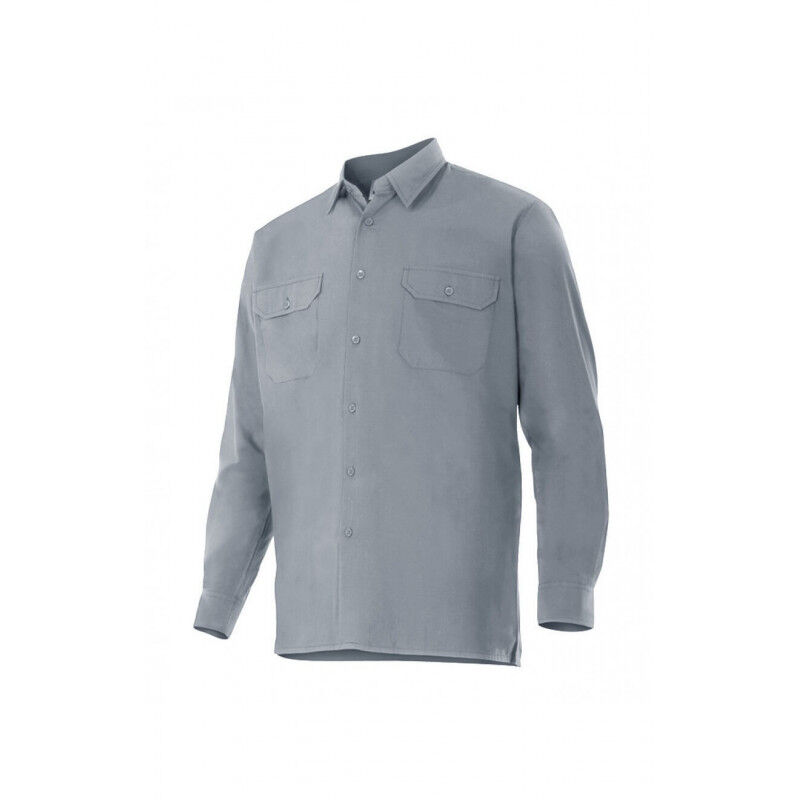 Camisa industrial manga larga con bolsillos de parche Serie 520 | Gris - 3XL - Velilla
Camisa industrial manga larga con bolsillos de parche Serie 520 | Gris - 3XL - Velilla
