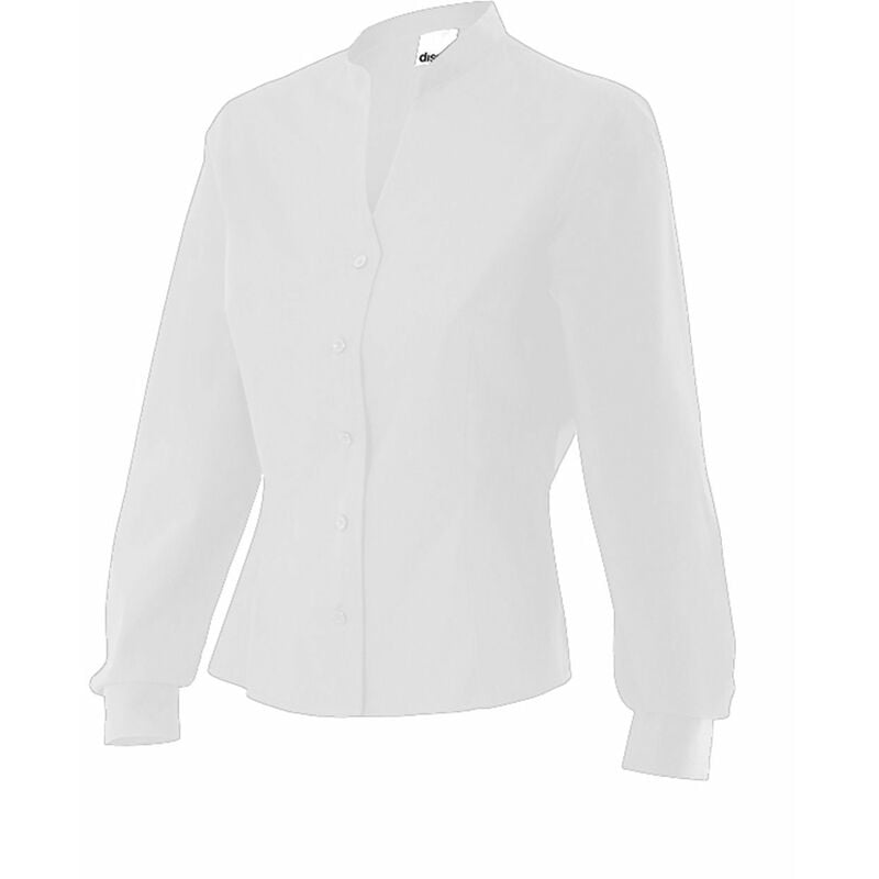 CAMISA CUELLO MAO MUJER Blanco M