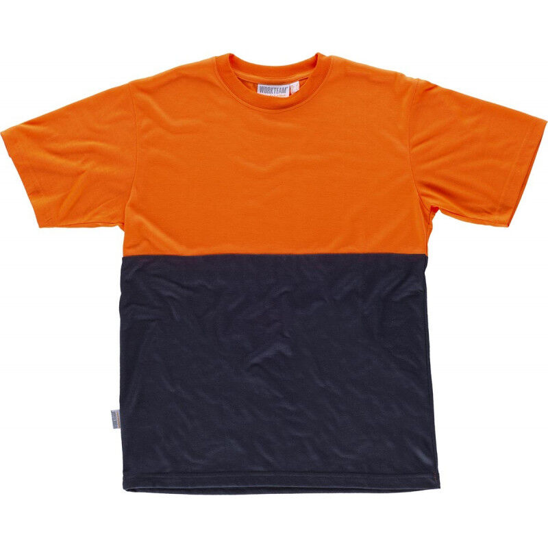 Camiseta manga corta combinada con alta visibilidad C6020 | XL - Marino+Naranja A.V. - Workteam
Camiseta manga corta combinada con alta visibilidad C6020 | XL - Marino+Naranja A.V. - Workteam