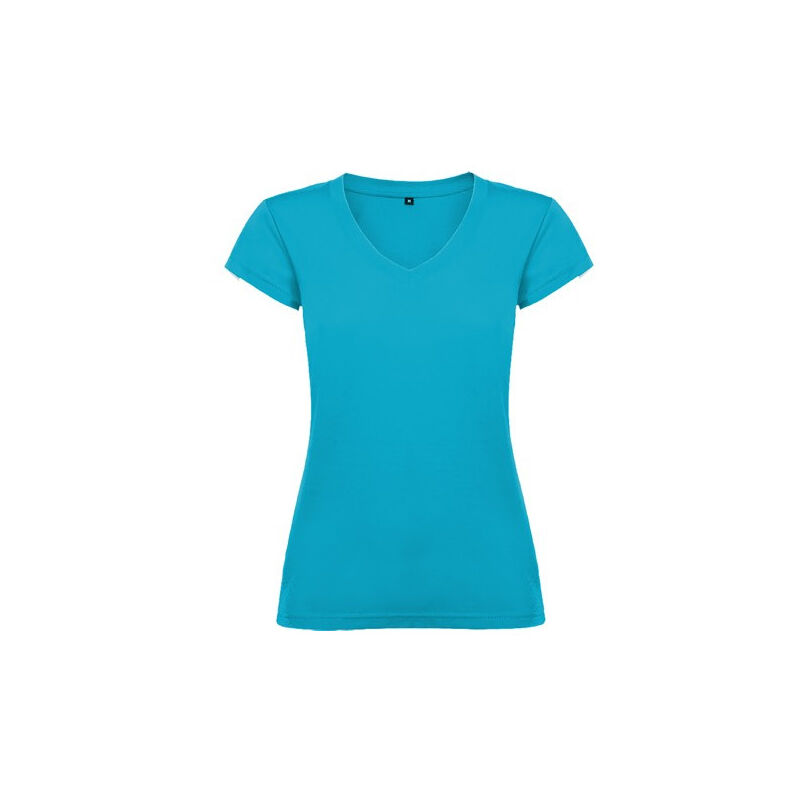 Camiseta de mujer manga corta escote en cuello de pico VICTORIA CA6646 | S - Turquesa
Camiseta de mujer manga corta escote en cuello de pico VICTORIA CA6646 | S - Turquesa