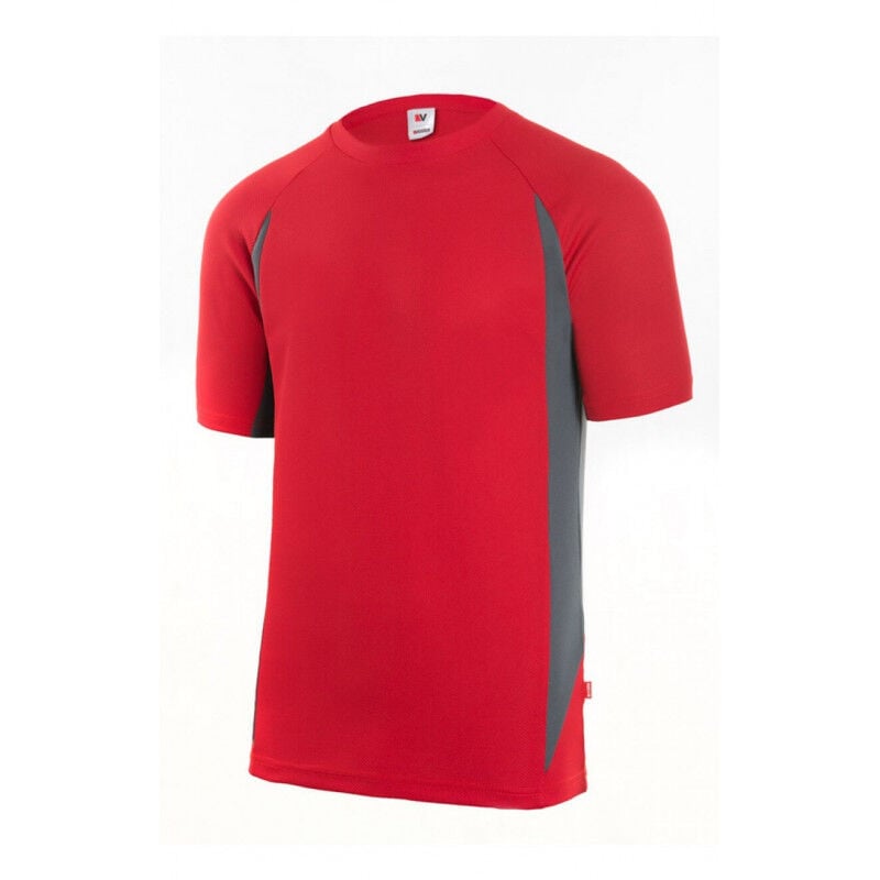 Camiseta técnica bicolor combinada con costadillos a contraste Serie 105501 | M - Negro / Rojo - Velilla
Camiseta técnica bicolor combinada con costadillos a contraste Serie 105501 | M - Negro / Rojo - Velilla