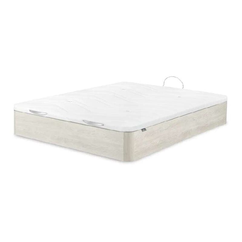 Canape abatible Global de madera acabado blanco artico tapa tapizada. Medidas 150X190 - Sonpura
Canape abatible Global de madera acabado blanco artico tapa tapizada. Medidas 150X190 - Sonpura