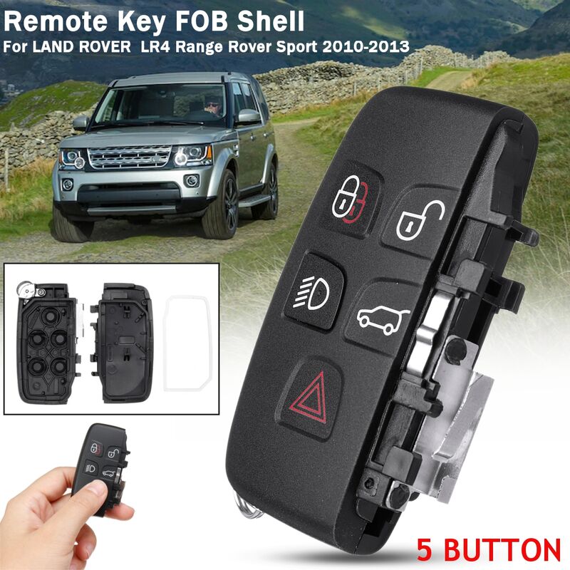 Carcasa de llave inteligente FOB de 5 botones para LAND ROVER LR4 Range Rover Sport Evoque
Carcasa de llave inteligente FOB de 5 botones para LAND ROVER LR4 Range Rover Sport Evoque