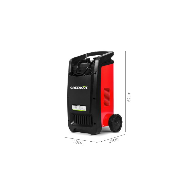 Greencut - Cargador de batería multifunción CRB500 de 12V/24V y fusible 50A, de alto rendimiento, para coche y moto
Greencut - Cargador de batería multifunción CRB500 de 12V/24V y fusible 50A, de alto rendimiento, para coche y moto