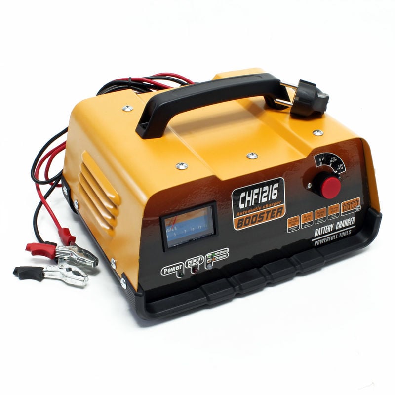 Cargador Batería Vehiculos CHF1216 Baterías 6V 12V Coche Carga rapida Lenta Amperimetro Polaridad
Cargador Batería Vehiculos CHF1216 Baterías 6V 12V Coche Carga rapida Lenta Amperimetro Polaridad