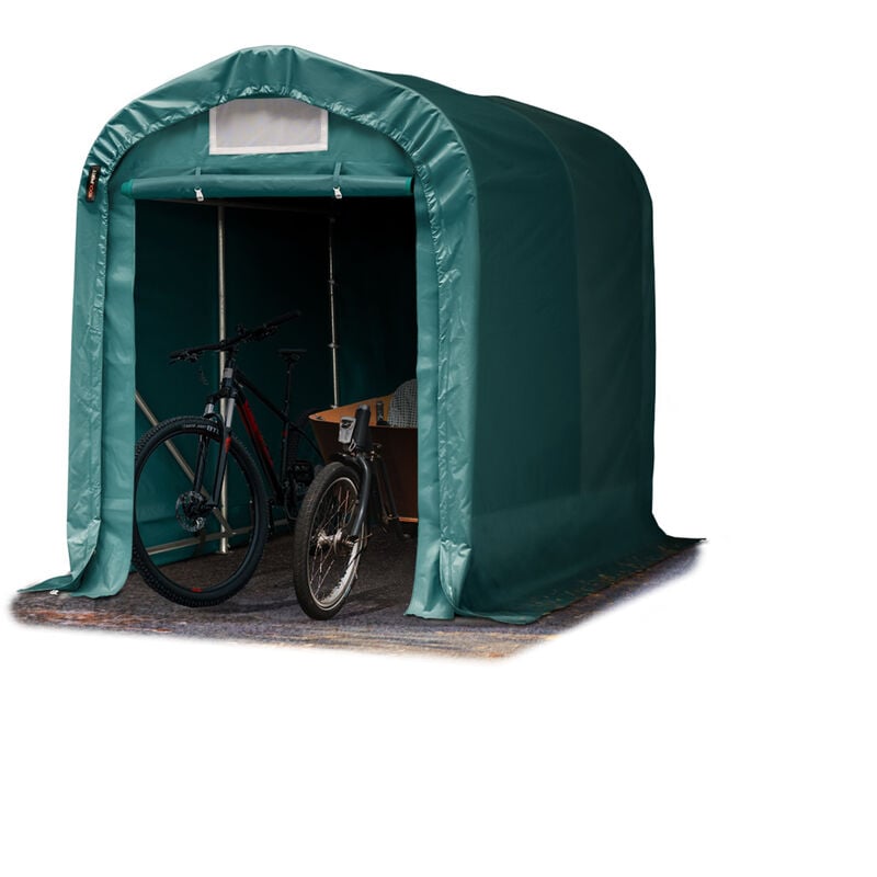 Carpa Garage 1,6x2,4 m PVC de alta resistencia aprox. 550 g/m² Garaje portátil Cobertizo compacto de almacenamiento Refugio 100% impermeable verde
Carpa Garage 1,6x2,4 m PVC de alta resistencia aprox. 550 g/m² Garaje portátil Cobertizo compacto de almacenamiento Refugio 100% impermeable verde