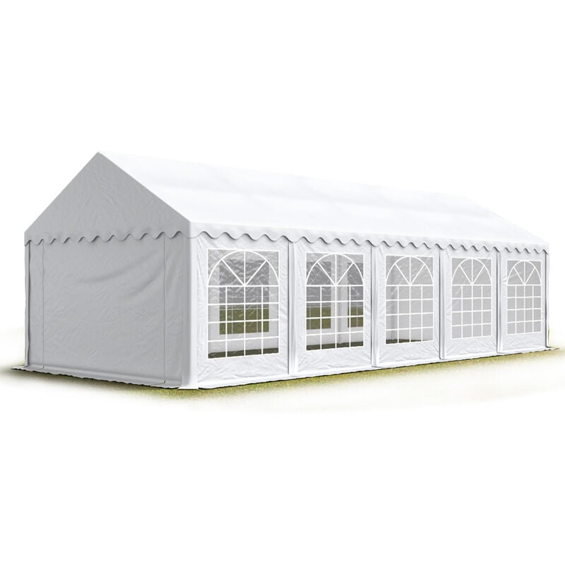 Carpa para fiestas carpa de fiesta 4x10 m - ignífugo carpa de pabellón de jardín aprox. 500g/m² lona PVC en blanco impermeable - bianco
Carpa para fiestas carpa de fiesta 4x10 m - ignífugo carpa de pabellón de jardín aprox. 500g/m² lona PVC en blanco impermeable - bianco